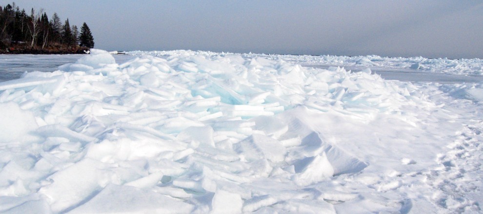 Frozen Lake Superior