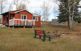 Lake Superior Cabin private fire pit