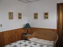 Queen bed and loveseat