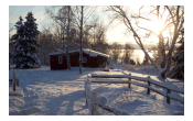 Winter Cabin at the j gregers inn