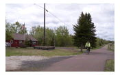 The point of access to the large Superior Hiking Trail