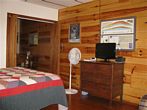 Television and a Comfortable Queen Bed
