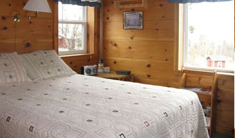 Split Rock Room bedside view