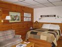Queen bed and sofa